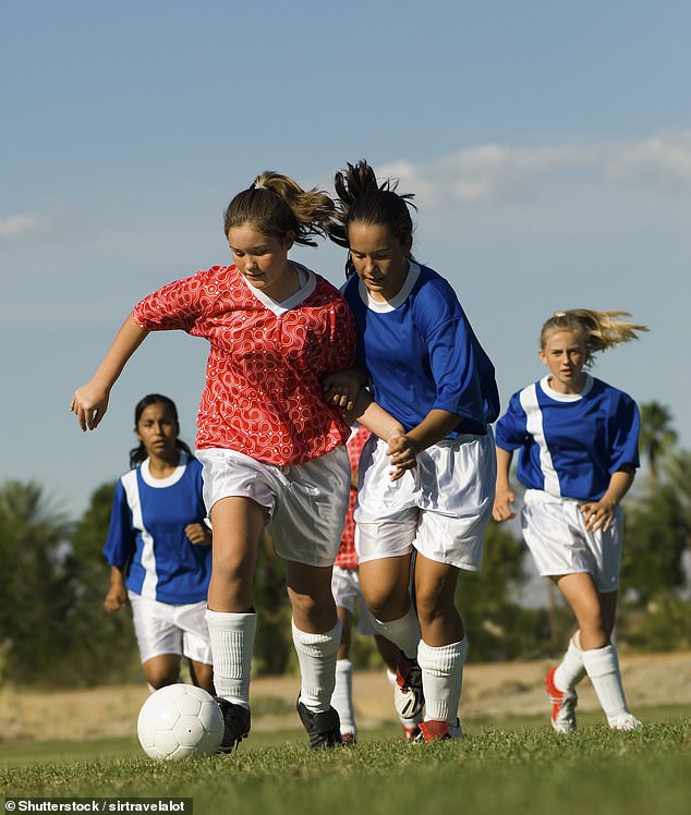 FILE PHOTO: A teenager with suspected autism has denied being transphobic as she faces possible ban from football matches after asking a transgender opponent if they were male