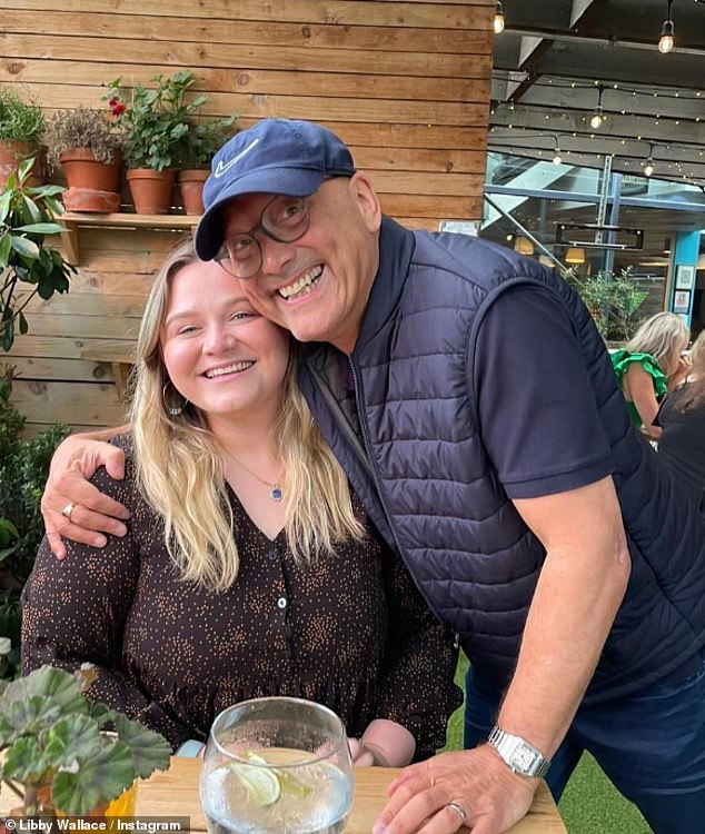 Gregg Wallace announced on Instagram on Thursday that his daughter Libby is engaged to boyfriend Alex Marsden