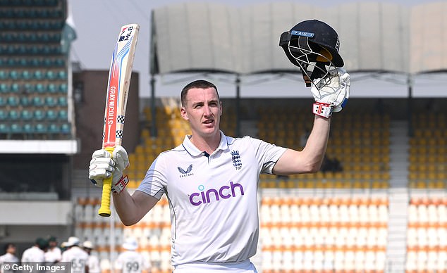 Harry Brook (above) has shown the rhythm of Joe Root and the raw power of Kevin Pietersen