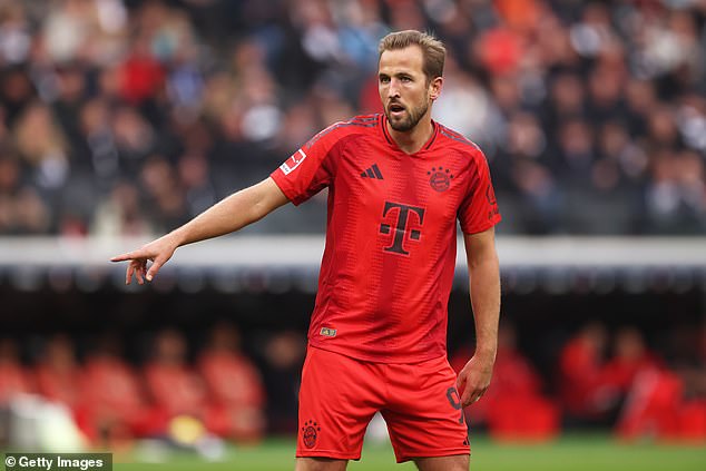 Harry Kane was injured from Bayern Munich's match against Eintracht Frankfurt