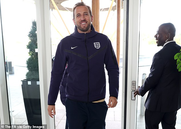 Engalnd captain Harry Kane missed team training on Tuesday despite being declared fit