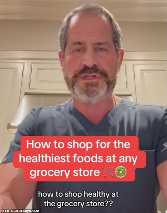 Heart surgeon Dr. Jeremy London has lifted the lid on how to buy the healthiest foods in the supermarket