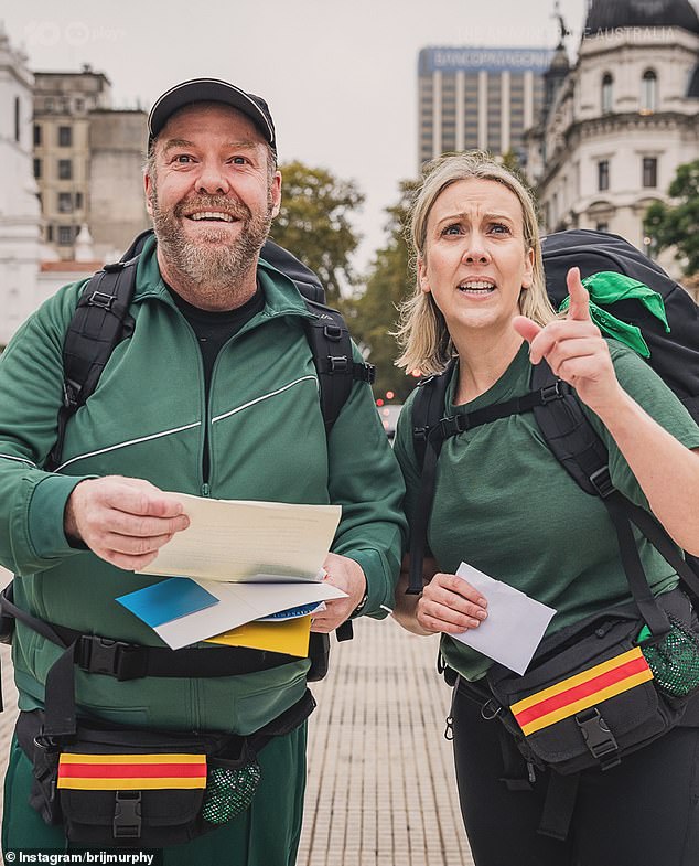 Funnyman Peter Helliar and his wife Bridget have missed out on a place in the grand final of The Amazing Race Australia: Celebrity Edition