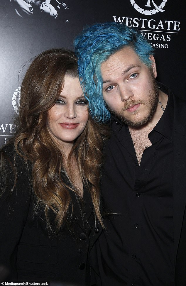 Lisa Marie Presley and Benjamin Presley Keough pictured together in 2015