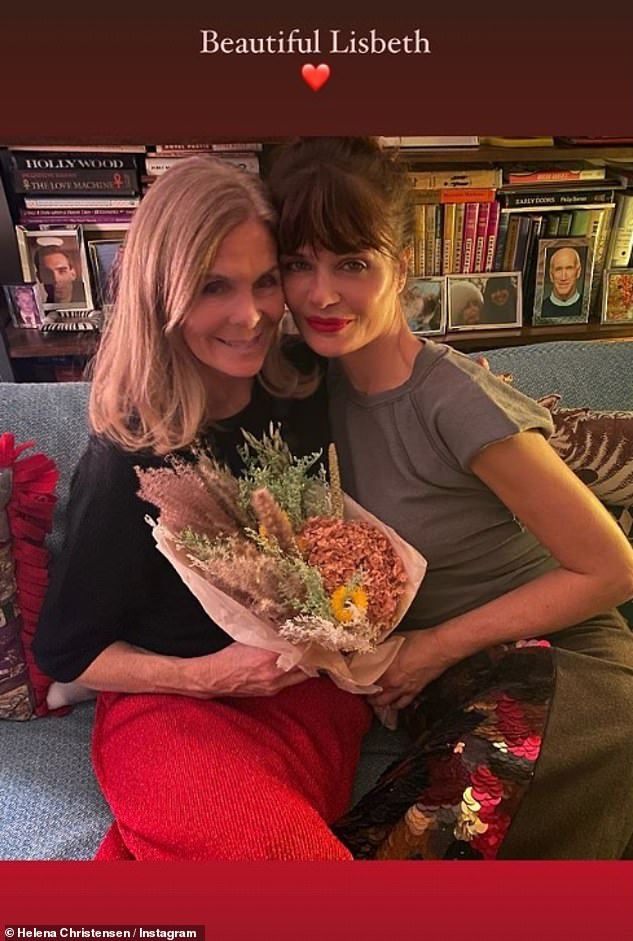 Helena Christensen paid tribute to her 'beautiful friend' Lisbeth McCoy after she sadly died