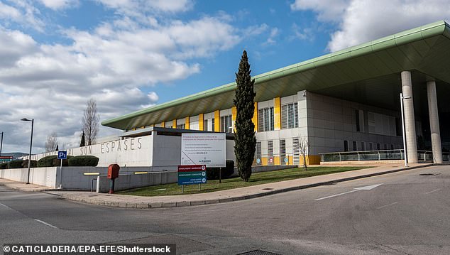 In the photo: the Son Epasses hospital in Mallorca. A 10-year-old girl was taken to hospital with abdominal pain, but doctors were shocked to discover she was several weeks pregnant