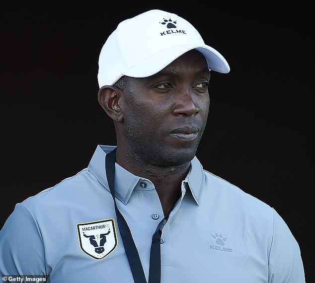 A-League club Macarthur FC won't be able to sign new players until mid-2026 until they pay ex-coach Dwight Yorke (pictured) almost $300,000 in compensation