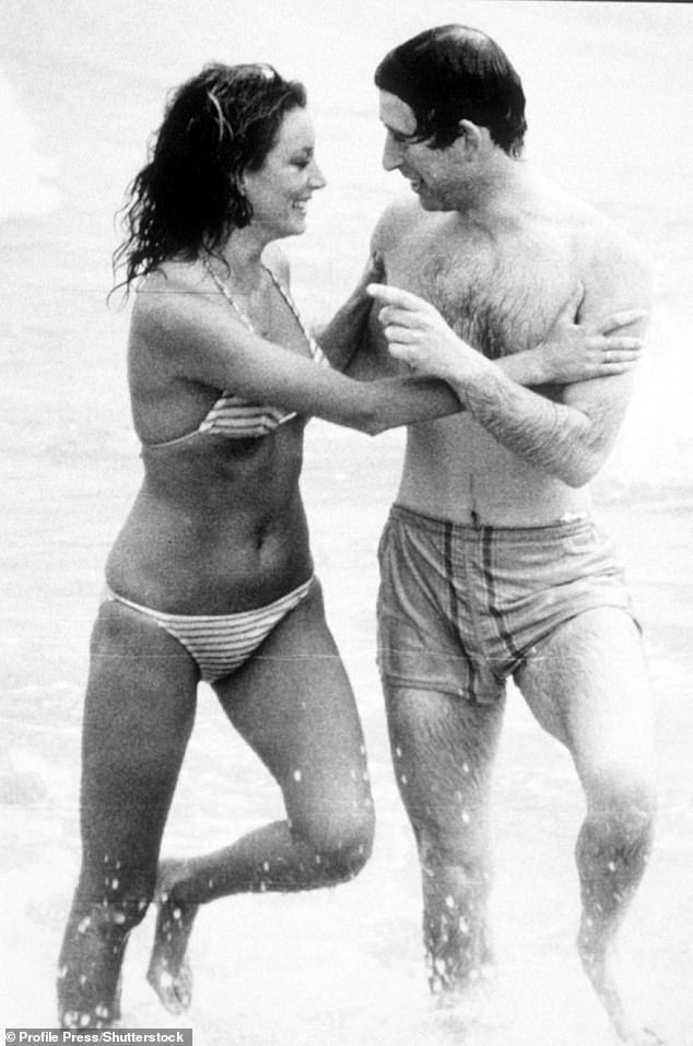 Jane Priest dives on the then Prince of Wales at Cottesloe Beach, in Western Australia, during his royal tour of the state in 1979