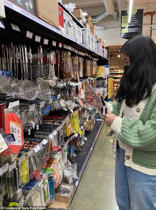 Ms. Liu, shops for recycled plastic kitchenware at an American retailer. The investigation did not reveal which brands were tested and where they were purchased