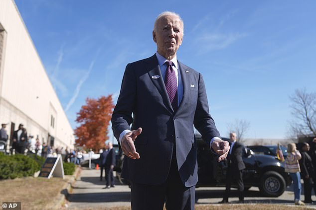 President Biden proudly shows off his 