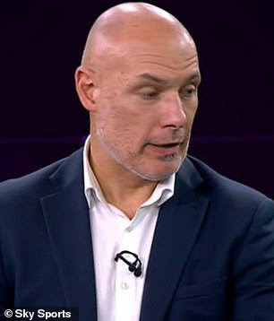 Referee chief Howard Webb (left) claims VAR made an 'error'