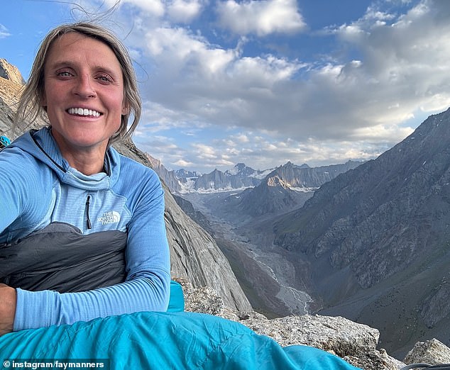 Ms Manners was stranded for several days at an altitude of 6,015 meters during her climb to the mountaintop in Uttarakhand