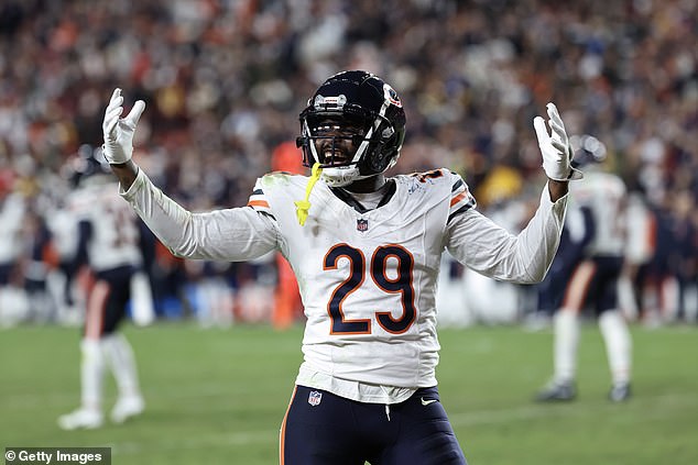 Bears cornerback Tyrique Stevenson was caught off guard during the Commander's Hail Mary