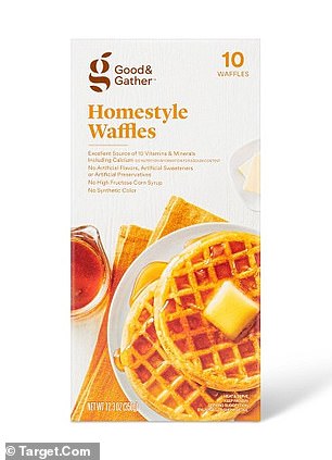 Good and Gather 12.3oz Homestyle Waffles is one of the recalled products