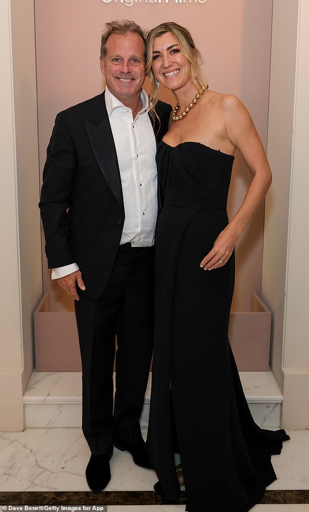 Bradley Thomas and Isabelle Thomas celebrate the world premiere of Killers Of The Flower Moon at the Cannes Film Festival at Chateau de la Croix des Gardes on May 20, 2023