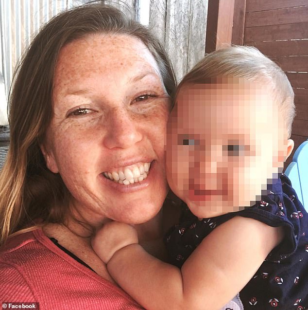 Susan Horton, pictured above with one of her children, had to fight for two weeks to get her youngest back after a faulty drug test