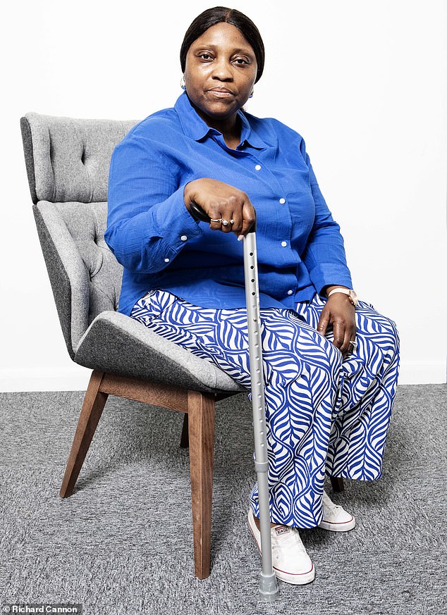 Elizabeth Takyi is one of an estimated 10 million people in Britain with osteoarthritis