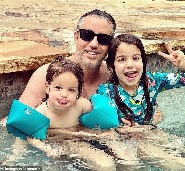 As a 'single gay man', Eran Amir (seen with his daughters), 47, from New York, knew his options were 'limited' when he decided he wanted to have children