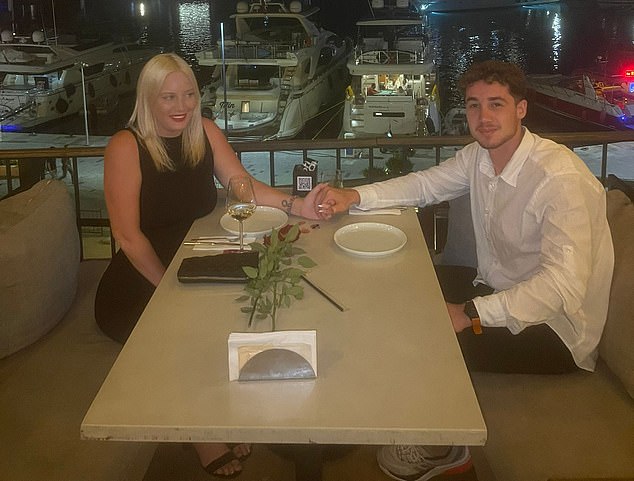 Sefkan Güzel, 19, has exclusively told MailOnline that his relationship with Rachel McIntyre, 35, from Edinburgh, is 'solid' (the couple pictured together)