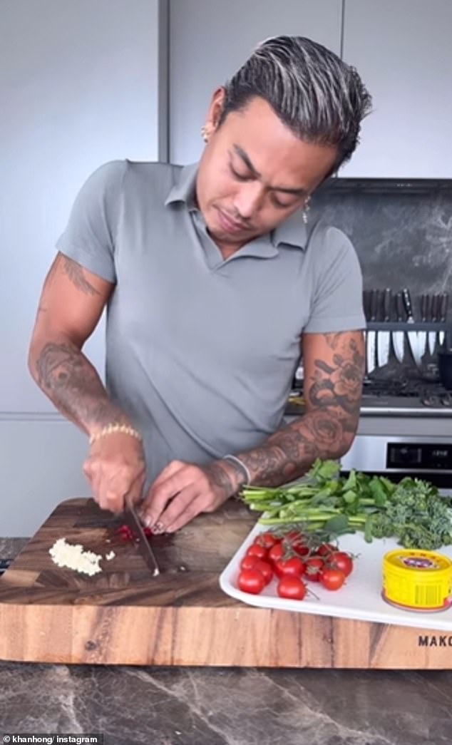 Celebrity chef and reality TV star Khanh Ong, 30, has shared his secret hangover cure