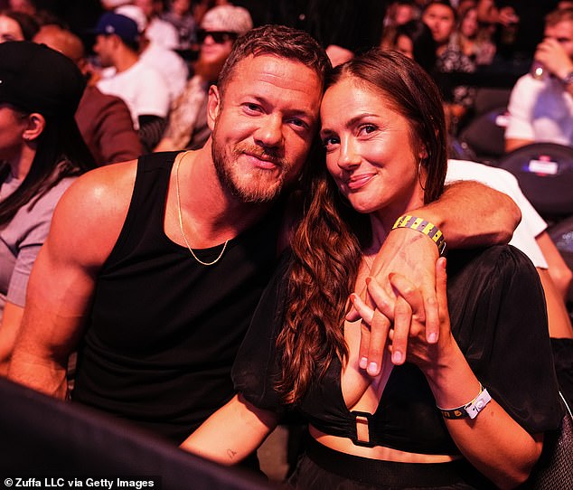 The couple pictured on June 29 in Las Vegas at a UFC 303 event