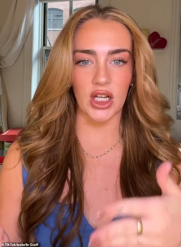 Isabelle Graff, 24, was shocked when her dating plans fell apart after she posted about it on TikTok