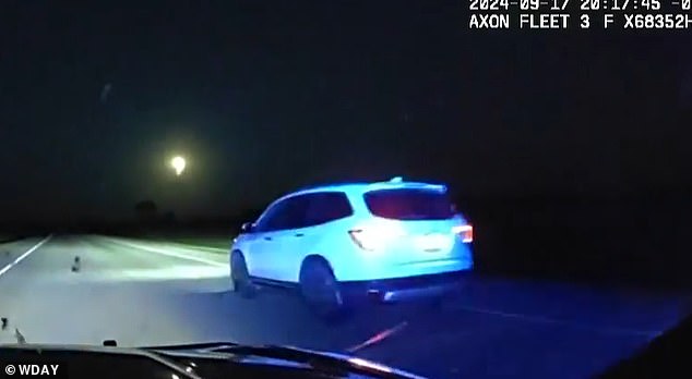 Incredible police dashcam footage captured the moment a Minnesota teen's Honda Pilot went out of control after the drive's computer system took control and accelerated