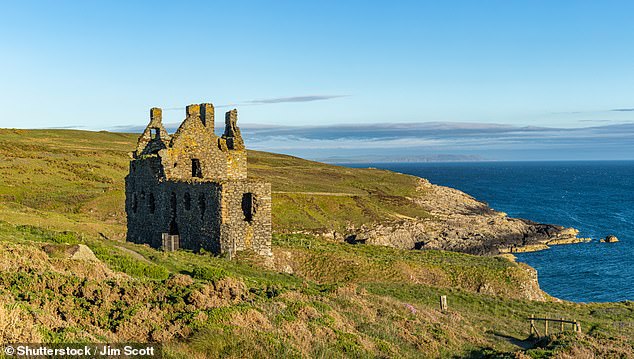 Martin Symington explores the Rhins of Galloway in south-west Scotland. Pictured here are the ruins of Dunskey Castle