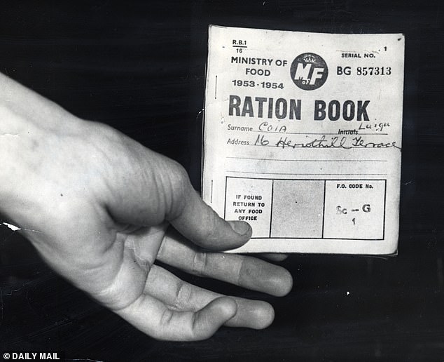 Nearly 40 percent of people would accept a return to WWII-style fuel and meat rationing to combat climate change, according to a new study. In the photo: a ration book from the Ministry of Food from the last years of rationing