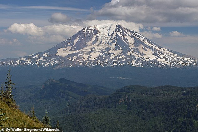 Scientists have recorded a large increase in earthquakes around the most active volcano in Washington state: Mount Adams volcano