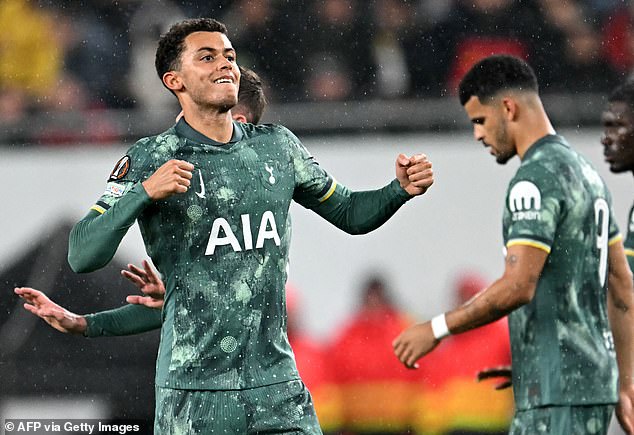 Spurs supporters were at least treated to an entertaining feast of football in the second period as Brennan Johnson helped the north London side secure a 2-1 victory in the Europa League.