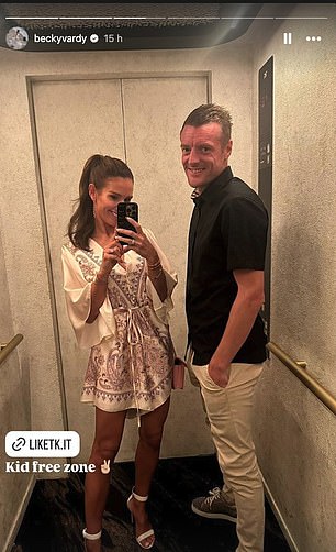 Rebekah Vardy and her husband Jamie broke their mid-season holiday in Dubai