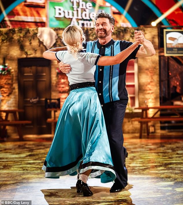 A spokesperson for Strictly Come Dancing told MailOnline: 'Unfortunately Nick Knowles has suffered an injury during rehearsals and as a result will not be dancing this weekend'