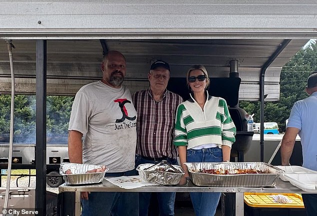 Ivanka Trump was in Hickory, NC, distributing emergency supplies and food to those in need