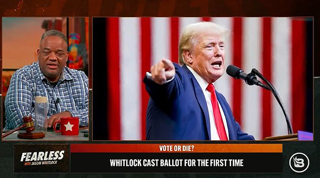 Jason Whitlock says the January 6 riots inspired him to vote for Donald Trump