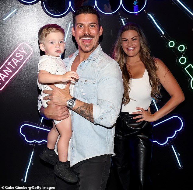 Jax Taylor formally asked a California Supreme Court judge to grant his estranged wife Brittany Cartwright full legal and physical custody of their three-year-old son Cruz Michael Cauchi in a legal filing dated September 26 (pictured in 2023)