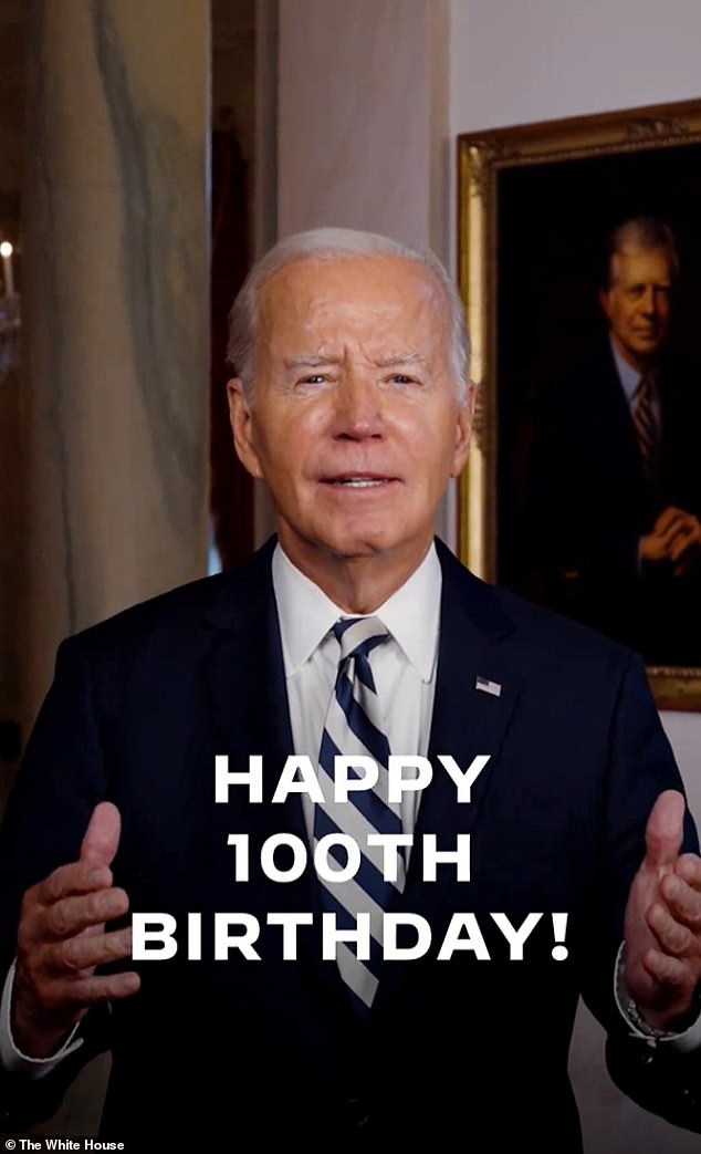 President Joe Biden wishes Jimmy Carter a happy birthday