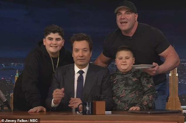 TikTok stars AJ, Big Justice and The Rizzler were guests on the NBC show on Monday night