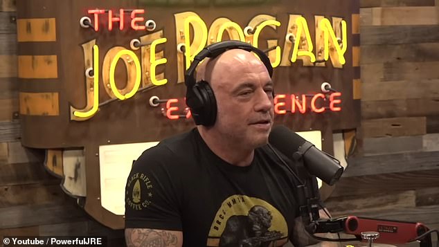 Joe Rogan, pictured on Wednesday's edition of The Joe Rogan Experience, said Hinchcliffe's 