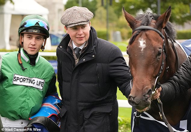 Joseph O'Brien (centre) has his eyes on the biggest prize of his career as Al Riffa competes in the Prix de l'Arc de Triomphe this weekend