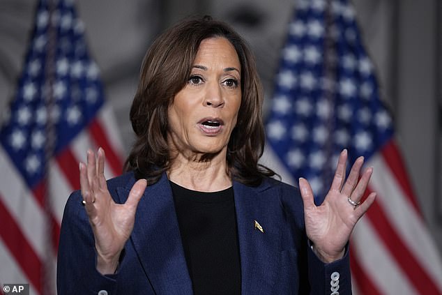 Kamala Harris said she had not yet voted