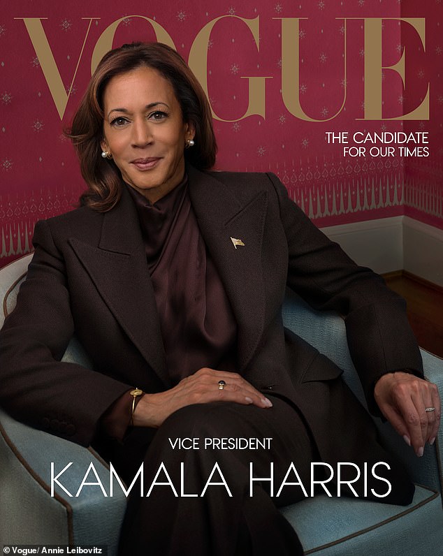 The Democratic presidential candidate, 59, posed for the October digital issue of fashion magazine Vogue