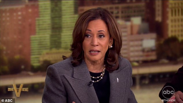 Kamala Harris appeared on The View for a friendly interview