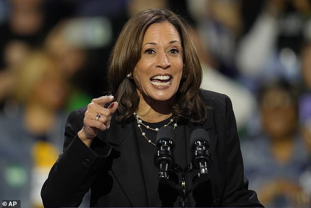 Vice President Kamala Harris on Monday night described former President Donald Trump as 