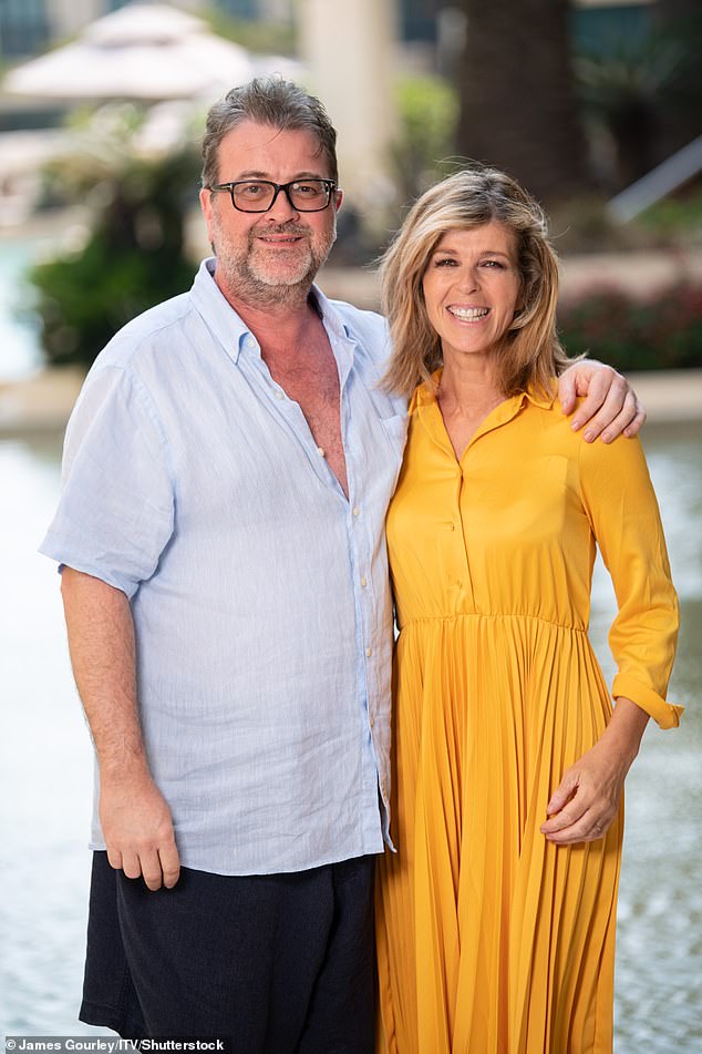 The presenter, 57, spoke about the importance of making her first Christmas without husband Derek Draper 'fun and happy' for the sake of their two children (pictured 2019)