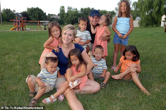 Gosselin rose to fame with her ex-husband Jon Gosselin, 47, and their eight children on TLC's Jon & Kate Plus 8, which aired from 2007 to 2017; they are featured in a 2007 promo for the show