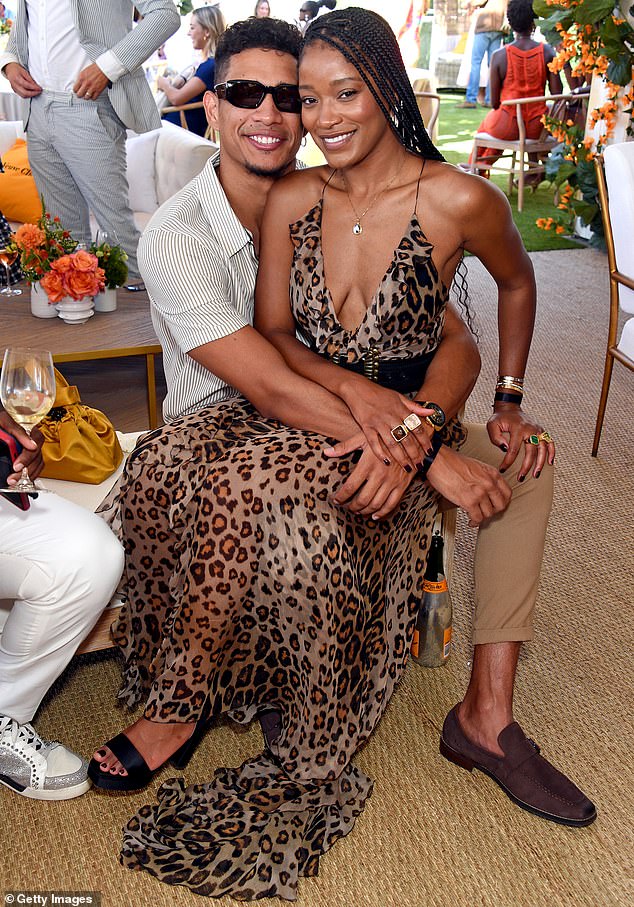 Keke Palmer has revealed that her 'unhealthy' relationship with her son's father, Darius Jackson, was the 'hardest thing I've ever had to go through'; in the photo 2021