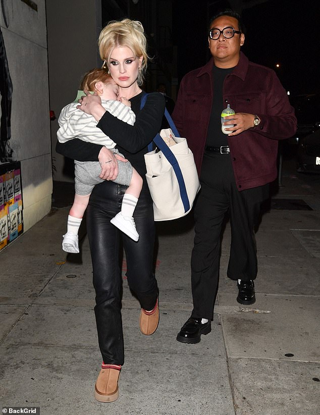 Kelly Osbourne had a big night out in Los Angeles on Friday with two of her favorite men! The media personality, 39, celebrated a belated birthday with her best friend, Daniel Nguyen at Craig's in West Hollywood