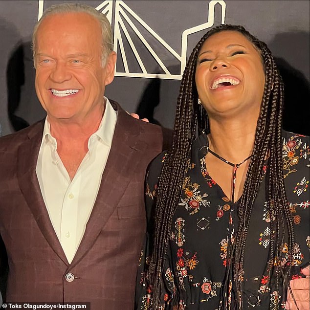 Shortly afterwards, Olagundoye received an unexpected call from Kelsey Grammer, executive producer-star of Frasier (L, photo April 10), who sounded 