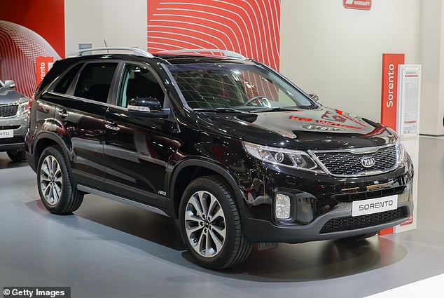 Pictured: a 2014 Kia ​​Sorento